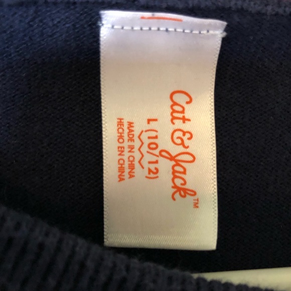 White and Blue, cat and jack, cardigan. - Picture 3 of 3